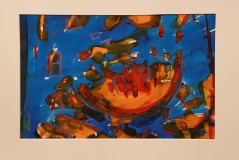 Выставка эстонских художников, участников Международного фестиваля акварели в Италии