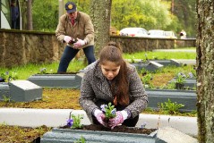 Субботник на Кладбище Эстонского стрелкового корпуса 7 мая 2019 г.