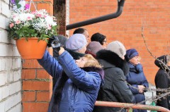 Открытие мемориальной доски в знак памяти о Марии Фёдоровне Смолиной