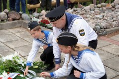 Мероприятия на мысе Юминда в память о погибших при Таллинском переходе