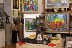 С открытия выставки Владимира Бачу «Времена года»