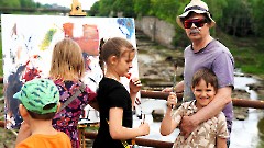 День художника в Нарве прошел на территории Кренгольмской мануфактуры