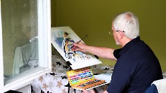 Итоговой выставкой завершился проект «Художники в гостях у зоопарка»