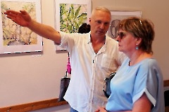 Итоговой выставкой завершился проект «Художники в гостях у зоопарка»