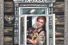 32. В Центре русской культуры открылась выставка «Камо грядѐши-». 20 мая 2025 г. Фото- Александр Хмыров