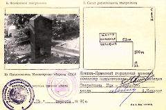 3. Ида-Вируский уезд. Воинское захоронение № 16 на кладбище Люганузе. Учётная карточка воинского захоронения.