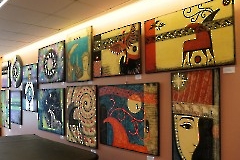 01. Открытие выставки Инны Тюриковой  «M.ART». Нарва, ДК «Ругодив», 23 августа 2025 г. Фото- Александр Хмыров