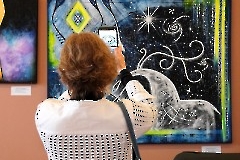 08. Открытие выставки Инны Тюриковой  «M.ART». Нарва, ДК «Ругодив», 23 августа 2025 г. Фото- Александр Хмыров