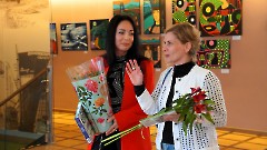 43. Открытие выставки Инны Тюриковой  «M.ART». Нарва, ДК «Ругодив», 23 августа 2025 г. Фото- Александр Хмыров