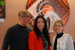 51. Открытие выставки Инны Тюриковой  «M.ART». Нарва, ДК «Ругодив», 23 августа 2025 г. Фото- Александр Хмыров