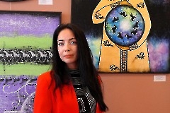 55. Открытие выставки Инны Тюриковой  «M.ART». Нарва, ДК «Ругодив», 23 августа 2025 г. Фото- Александр Хмыров