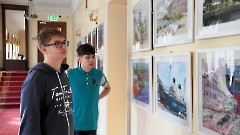 Выставка студий «Artec» и «5+5» под названием - «Цвет моря и море цвета»