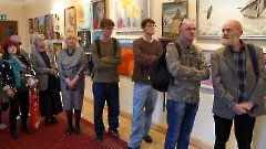 03. На открытии выставки «2005-2025. Ушедшая эпоха». Таллин, Центр культуры (Мере пст.5), 23 сентября 2025 г. Фото- Александр Хмыров