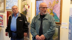 08. На открытии выставки «2005-2025. Ушедшая эпоха». Таллин, Центр культуры (Мере пст.5), 23 сентября 2025 г. Фото- Александр Хмыров