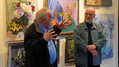 09. На открытии выставки «2005-2025. Ушедшая эпоха». Таллин, Центр культуры (Мере пст.5), 23 сентября 2025 г. Фото- Александр Хмыров