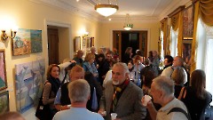 10. На открытии выставки «2005-2025. Ушедшая эпоха». Таллин, Центр культуры (Мере пст.5), 23 сентября 2025 г. Фото- Александр Хмыров