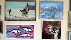 19. На открытии выставки «2005-2025. Ушедшая эпоха». Таллин, Центр культуры (Мере пст.5), 23 сентября 2025 г. Фото- Александр Хмыров