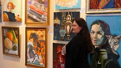 22. На открытии выставки «2005-2025. Ушедшая эпоха». Таллин, Центр культуры (Мере пст.5), 23 сентября 2025 г. Фото- Александр Хмыров