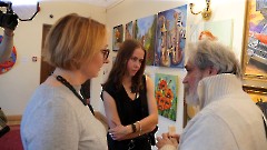 25. На открытии выставки «2005-2025. Ушедшая эпоха». Таллин, Центр культуры (Мере пст.5), 23 сентября 2025 г. Фото- Александр Хмыров