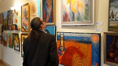 41. На открытии выставки «2005-2025. Ушедшая эпоха». Таллин, Центр культуры (Мере пст.5), 23 сентября 2025 г. Фото- Александр Хмыров