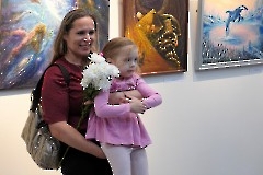 Открытие юбилейной выставки Сергея Волочаева